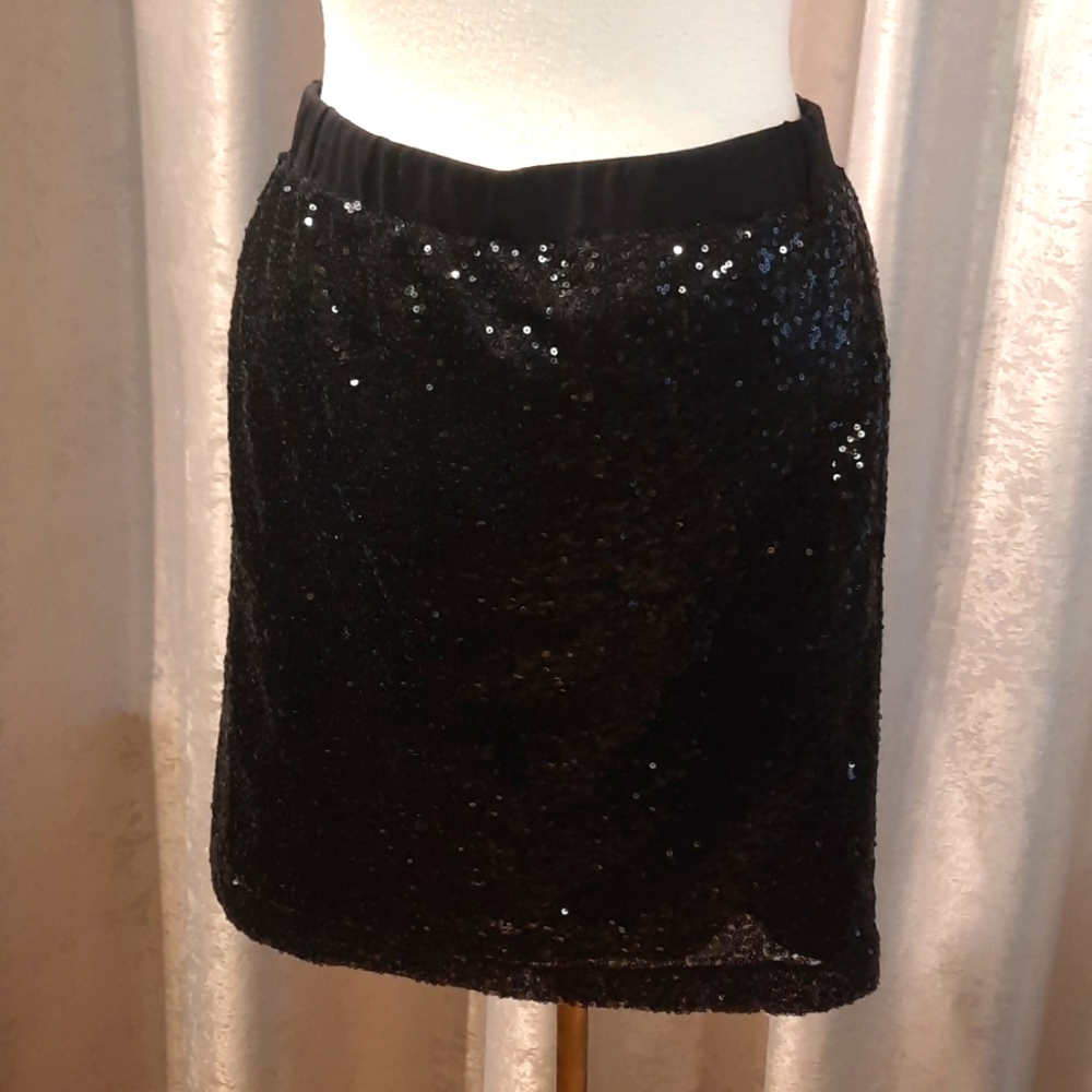 2 Sequin Mini Skirts